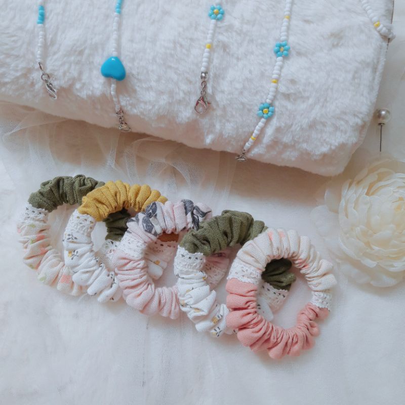 CỘT TÓC SRUNCHIES HANDMADE /SET 2C