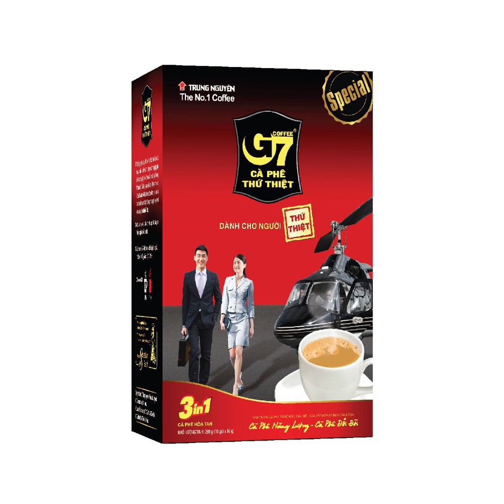 Cafe G7 3in1 hộp 18 gói Trung Nguyên