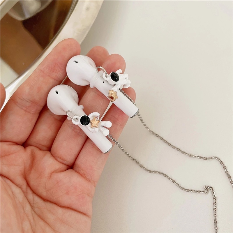 Dây Đeo Tai Nghe Chống Thất Lạc Bằng Hợp Kim Nhựa Hình Phi Hành Gia