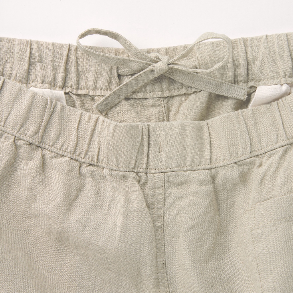 Muji Quần Short Vải French Linen