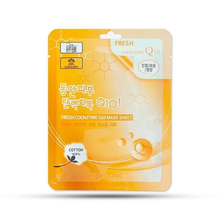 Mặt Nạ Dưỡng Da Chiết Xuất Từ Thiên Nhiên 3W Clinic Fresh Mask Sheet 23ml