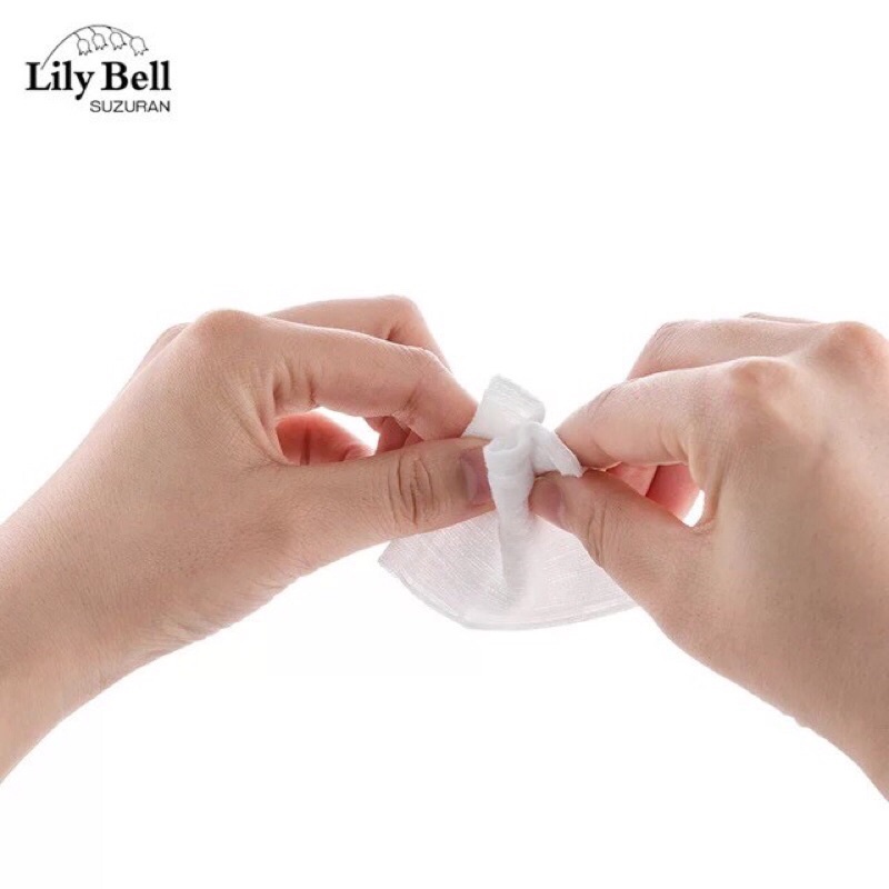 Bông tẩy trang Lily Bell Lilian Puff 128 miếng