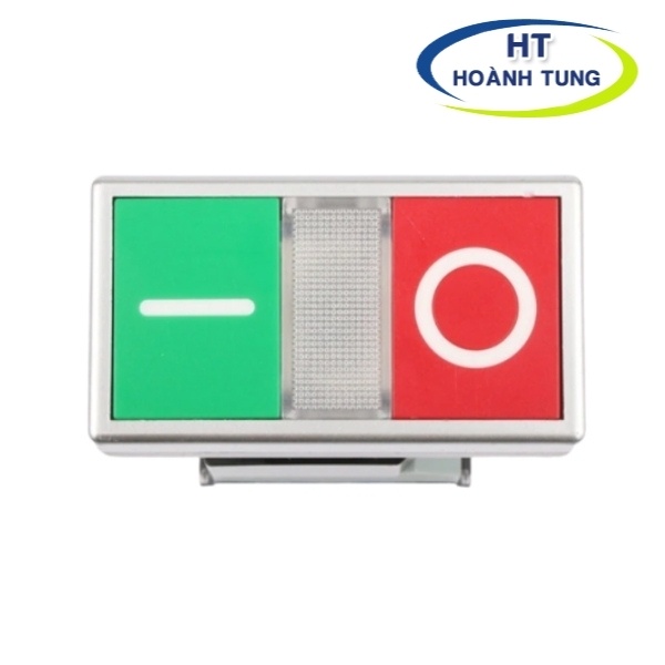 Công tắc nhấn đôi on-off có đèn LA38-11DRG phi 22mm điện áp 24VDC, 220VAC chất lượng tốt