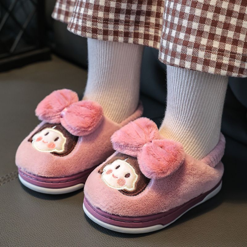 Dép Bông Đi Trong Nhà Chống Trượt Thiết Kế Mới Thời Trang 2022 Dành Cho Bé