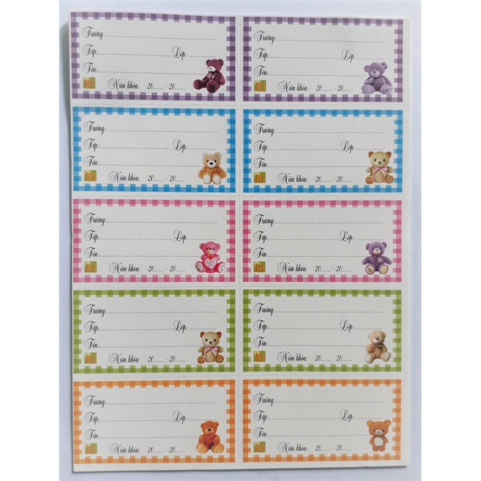 Giấy kiếng bao tập - sách