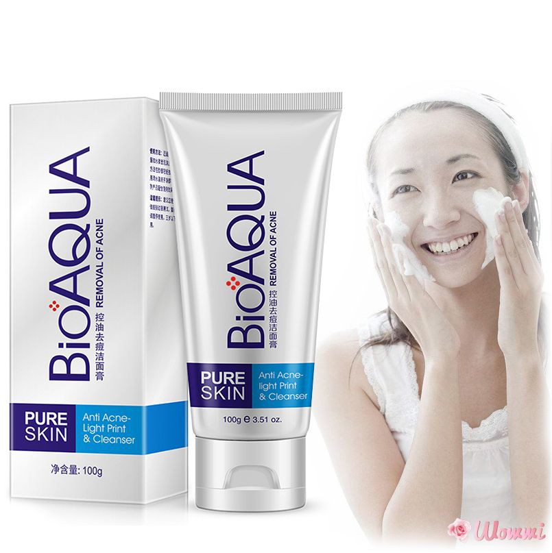 [Hàng mới về] Sữa Rửa Mặt Bioaqua Hỗ Trợ Giảm Mụn Kiềm Dầu Chăm Sóc Da Hiệu Quả