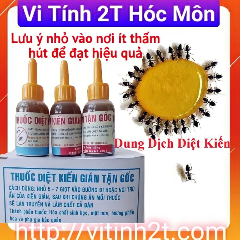 Combo 2 Lọ Thuốc Diệt Kiến và Gián Sinh Học An Toàn