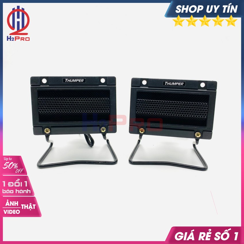 [RẺ VÔ ĐỊCH] Đôi loa siêu treble thạch anh Thumper AT416 H2Pro 20W-hàng hãng-phễu kèn (2 loa), loa siêu treble thạch anh