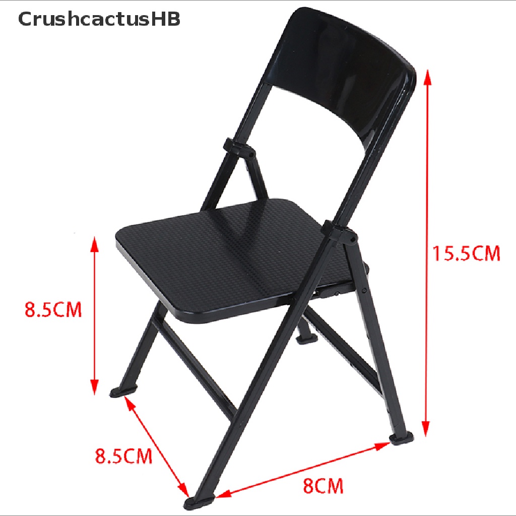 [CrushcactusHB] 1/6 Scale dollhouse miniature furniture folding chair for solider action figure Hot Sell