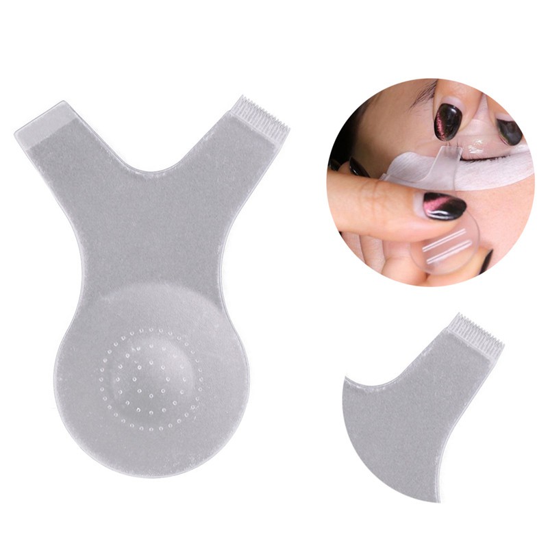 (Hàng Mới Về) Miếng Silicone Chữ Y Hỗ Trợ Uốn Cong Lông Mi Tái Sử Dụng Tiện Lợi