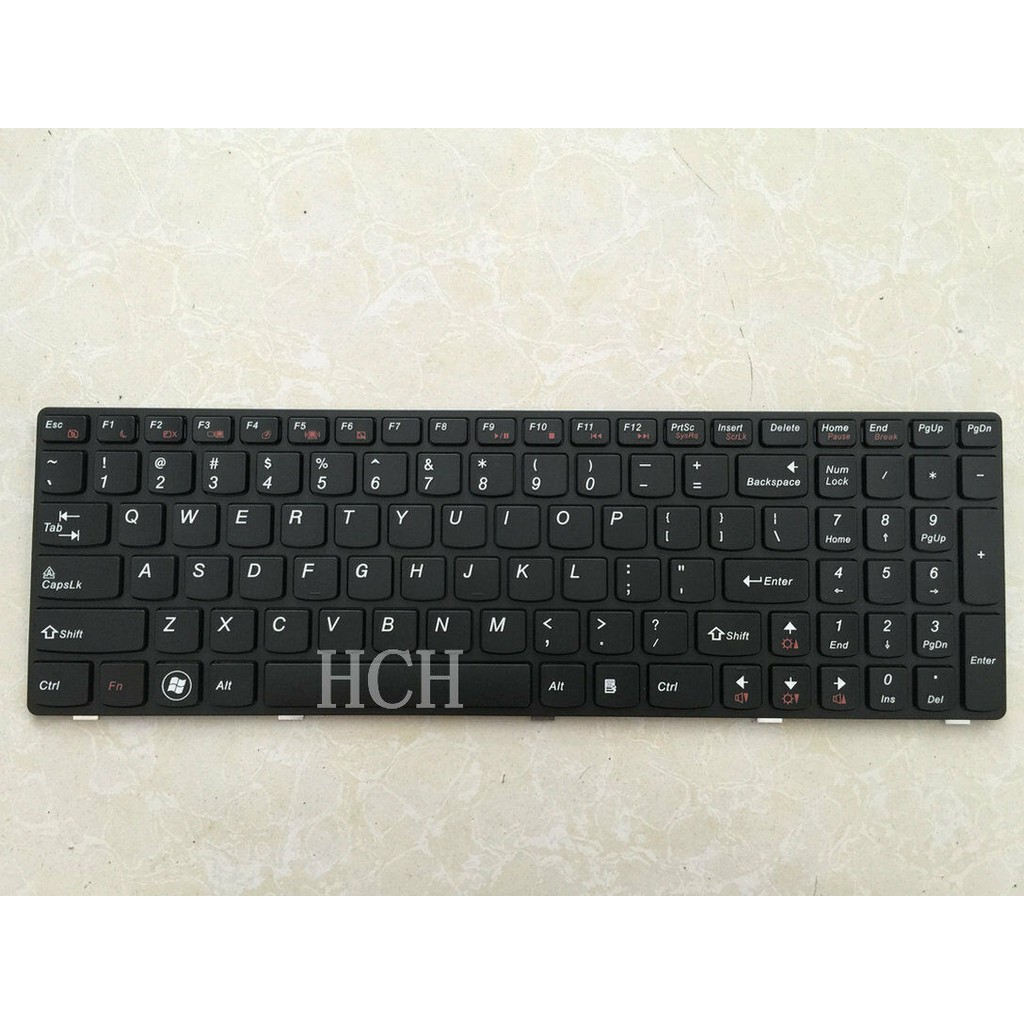 (KEYBOARD) BÀN PHÍM LAPTOP LENOVO G580 dùng cho IdeaPad G580 G585 V580 V585 Z580 Z585 N580 N581 N585 N586, &lt;br&gt;NEC LE150/J