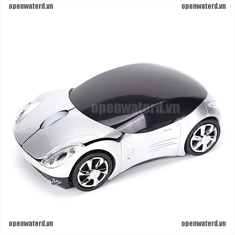 OPD Car Model Wireless Optical Mouse Ferrari Shaped Mause Game 1600DPI for PC Laptop