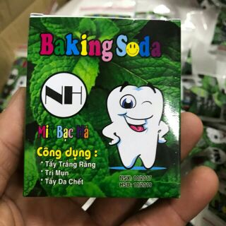 Bot tay trang rang baking soda