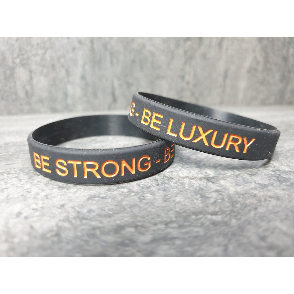 Vòng Đeo Tay Cao Su Thể Thao Nam Nữ Be Strong - Be Luxury - Men Sport