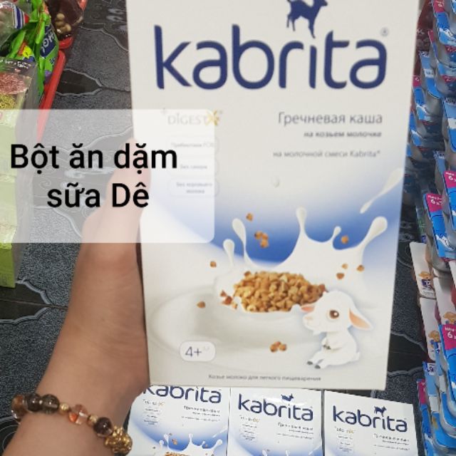 Bột ăn dặm sữa dê Kabrita