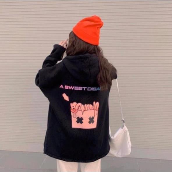 Áo khoác nỉ unsiex form rộng BANAWA nam nữ duyên dáng việt hot của năm