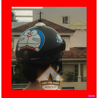 [Free ship] Hàng công ty: Mũ Doremon đen