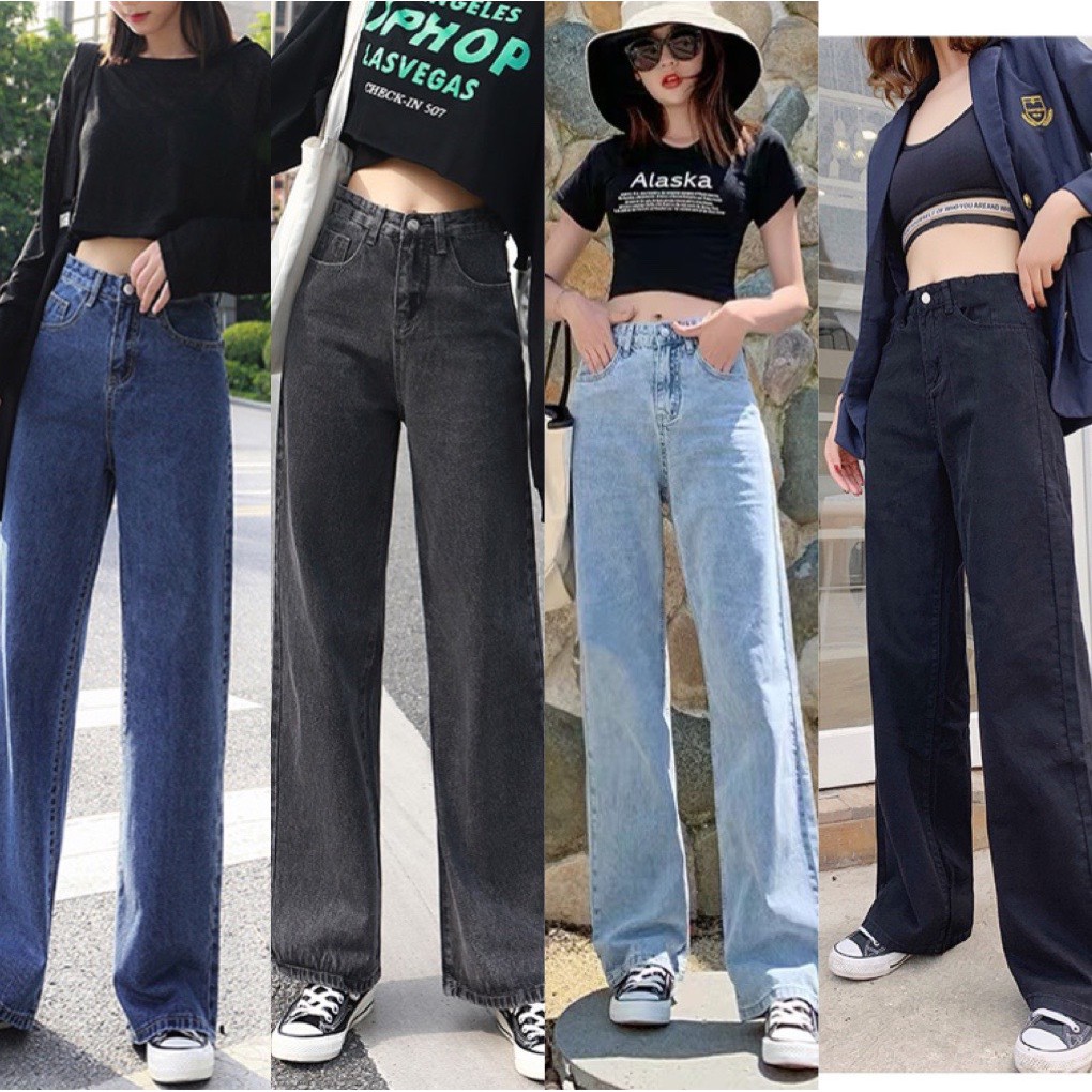 QUẦN ỐNG RỘNG JEAN SIZE ĐẠI 60-90KG