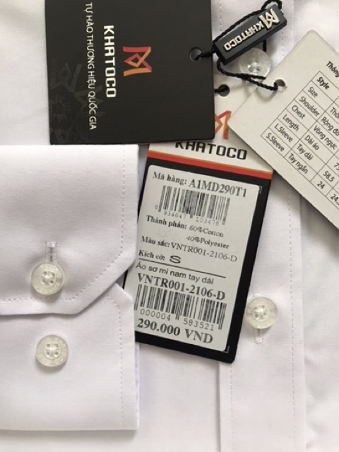Somi trắng DT khatoco fom tailor