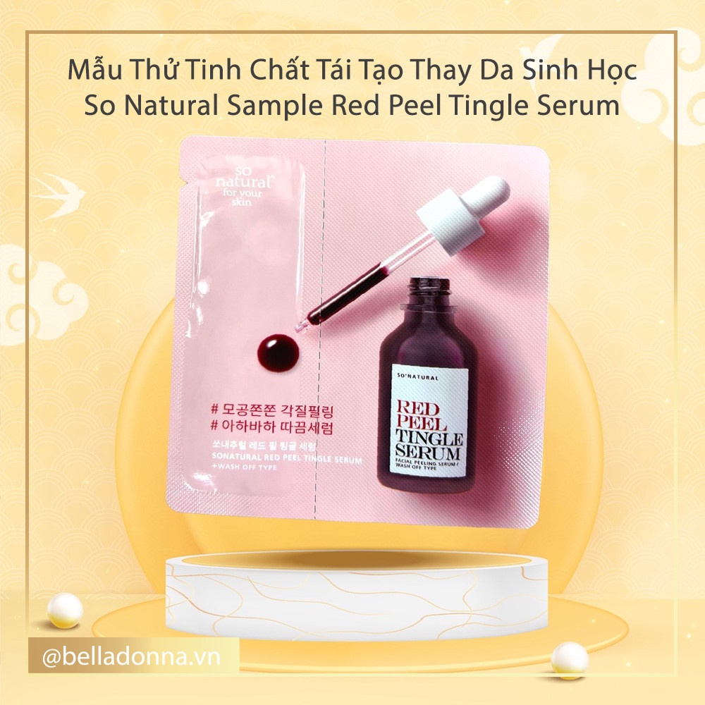 Tinh Chất Tái Tạo Thay Da Sinh Học So Natural Red Peel Tingle Serum