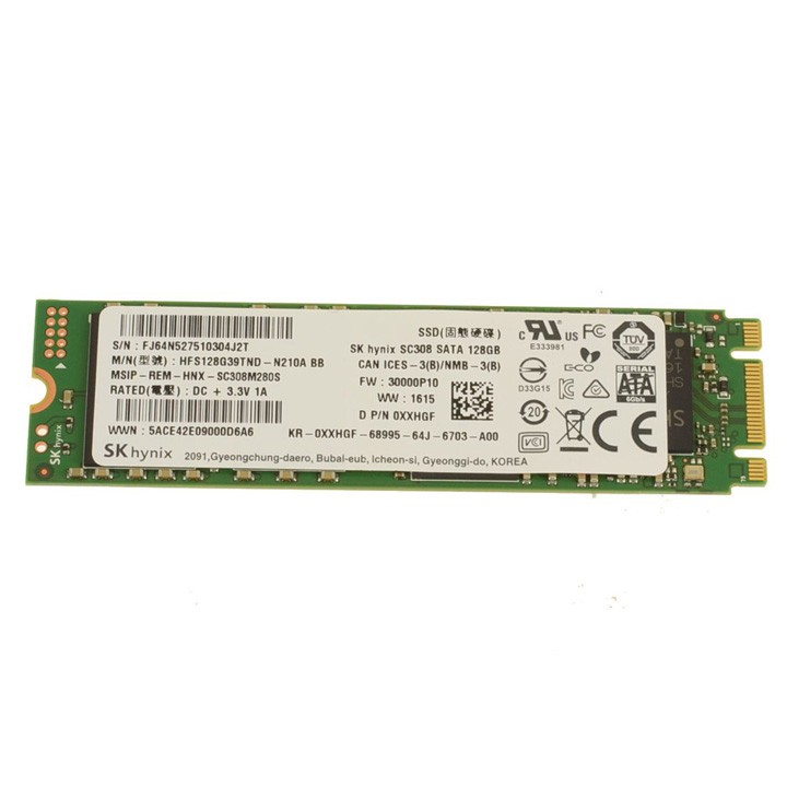 Ổ cứng SSD M.2 SATA SK hynix SC308 128GB - bảo hành 3 năm - SD88
