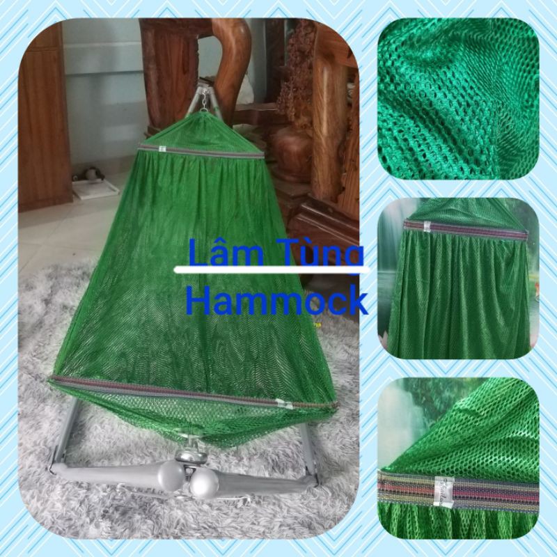 combo 2 võng lưới cán thép đại 2 cán 60cm