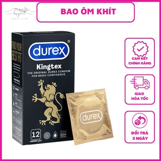Bao cao su durex kingtex hộp 12 bao ôm sát chân thật
