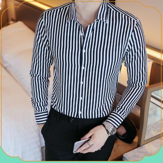 Áo sơ mi - Áo sơ mi nam đẹp - Chất liệu lụa mềm mịn, thoáng mát, kiểu dáng slimfit trẻ trung, thanh lịch, tôn dáng