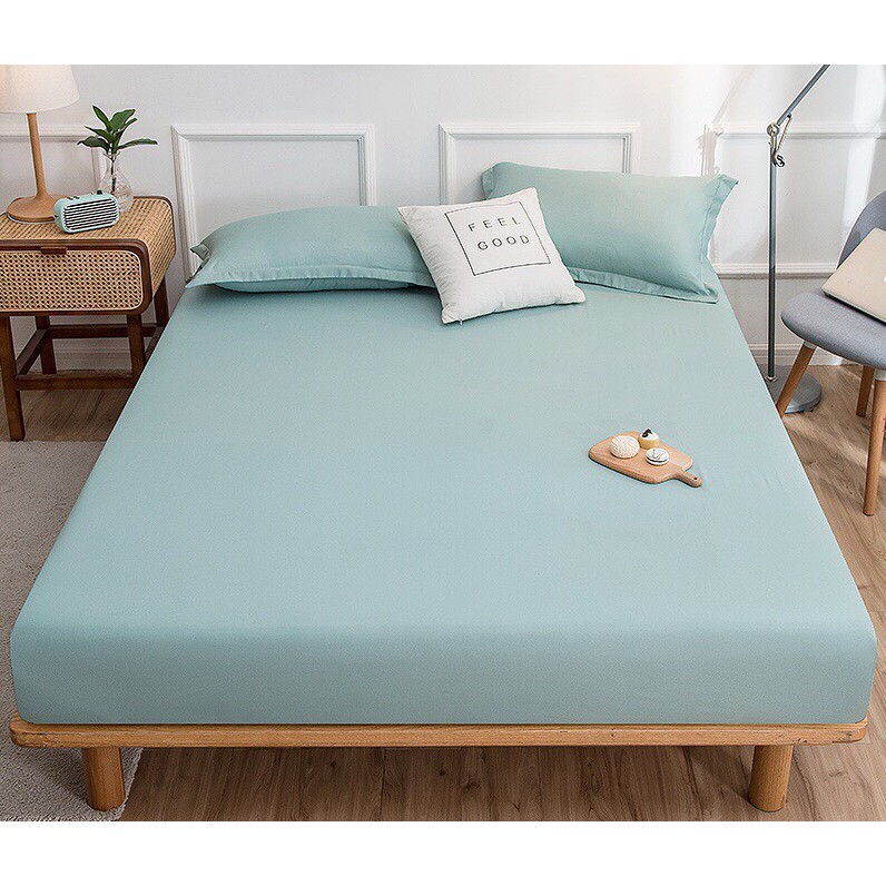 Set ga gối cotton tici kẻ M2T Bedding ga gối Hàn Quốc đủ size