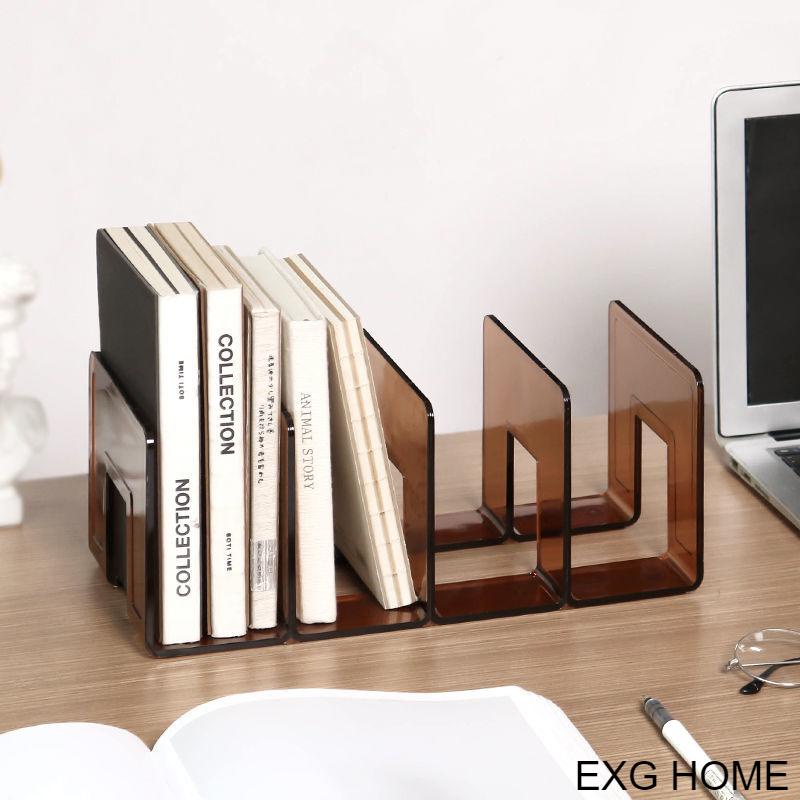 Giá Đỡ Sách Bằng Acrylic Trong Suốt Để Bàn Tiện Dụng Cho Học Sinh Văn Phòng