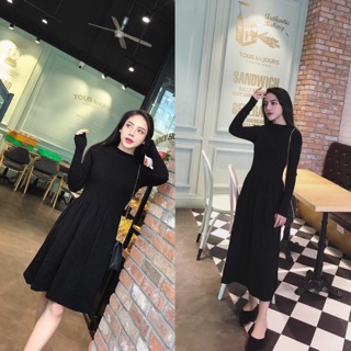 Váy len xuông đuôi xoè dáng ngắn và dáng dài