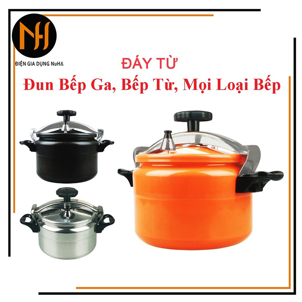 Nồi Áp Suất đun Bếp Từ, bếp ga Hợp Kim Nhôm 3L - 11L Màu ngẫu nhiên - Dùng Được Bếp Ga, Bếp Từ - Ninh Hầm Xương Nấu Cháo