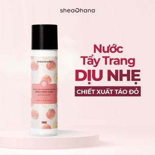 Nước tẩy trang dịu nhẹ chiết xuất táo đỏ làm sạch da dịu nhẹ không khô rát SheaGhana 150ml