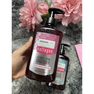 Cặp gội xả ARGANICARE COLLAGEN - Pháp