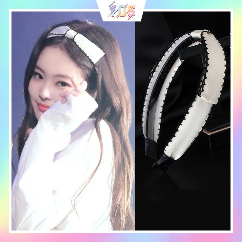 [Mã SKAMCLU8 giảm 10% cho đơn từ 100K] Băng đô cài tóc nơ vải Jennie Blackpink xinh xắn HOT TREND