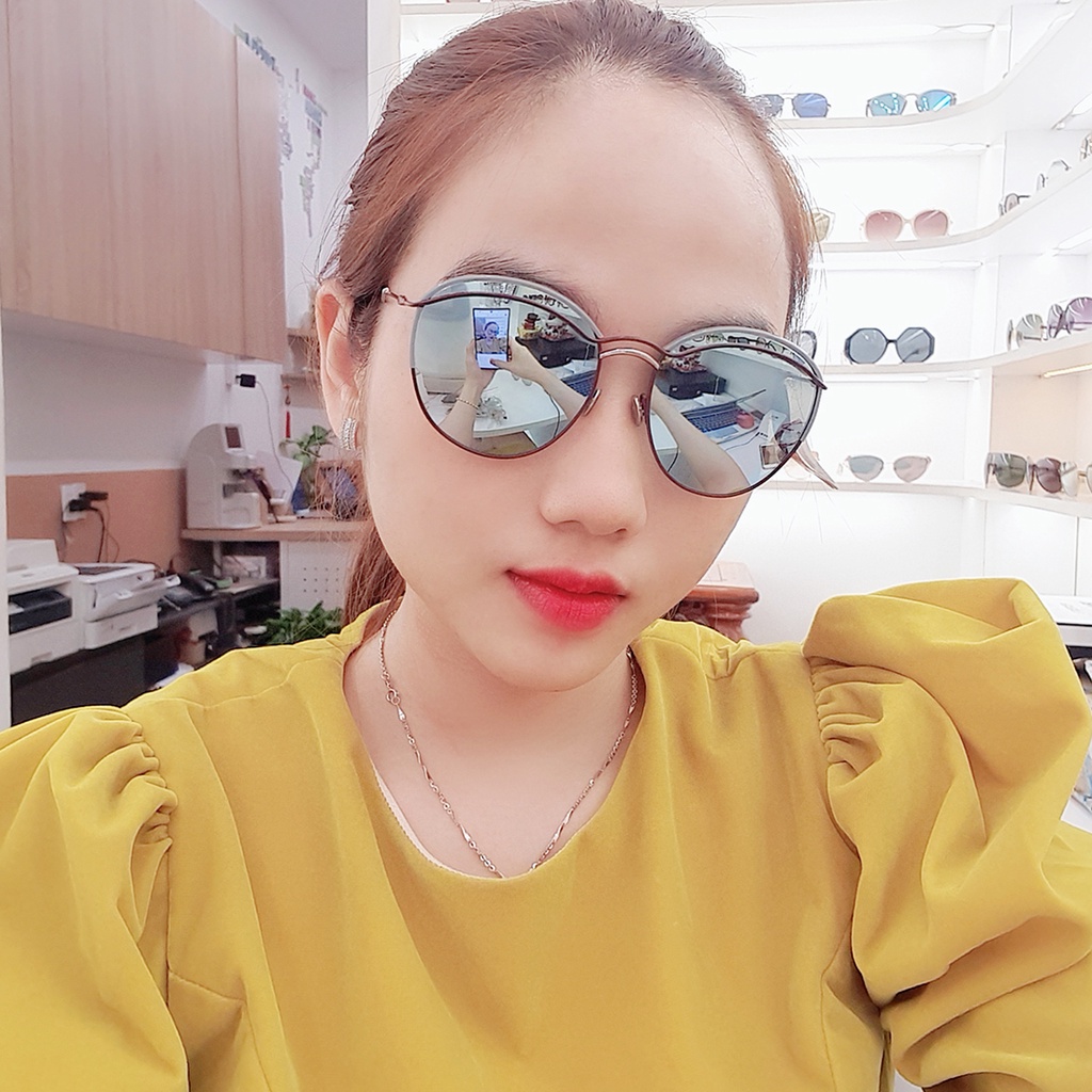 (Hàng chính hãng) Kính mát nam nữ Dior DIOROUND 32V-SK (62-18-140) màu sắc thời trang
