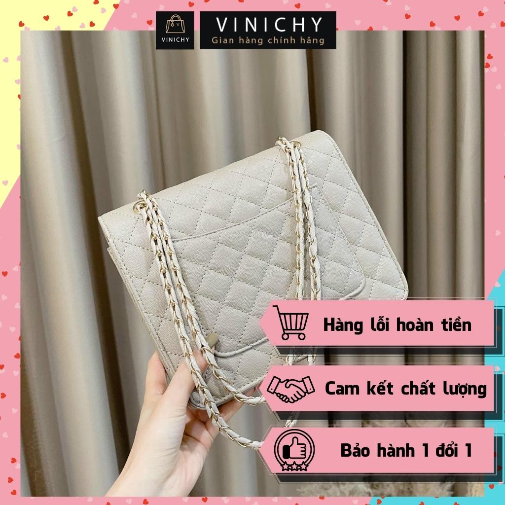 Túi xách nữ đeo chéo, đeo vai, túi cnk đi chơi, đi học VINICHY, da đẹp, thời trang cao cấp size 24cm HA115