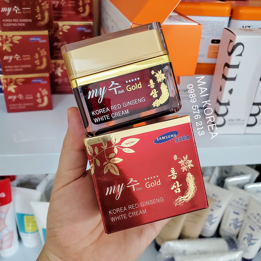 Kem Sâm My Gold Korea Red Ginseng White Cream Hàn Quốc 50ml