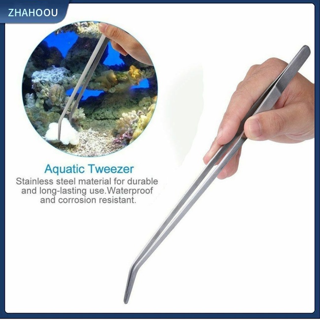 ☃Nhà☃ Bộ Dụng Cụ Kéo Cắt Tỉa Cây Thủy Sinh Bể Cá 4 Trong 1