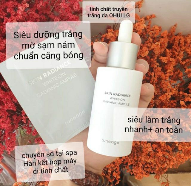 Mẫu Thử Siêu Huyết Thanh Truyền Trắng Chuyên Sâu Skin Radiance White on Galvanic