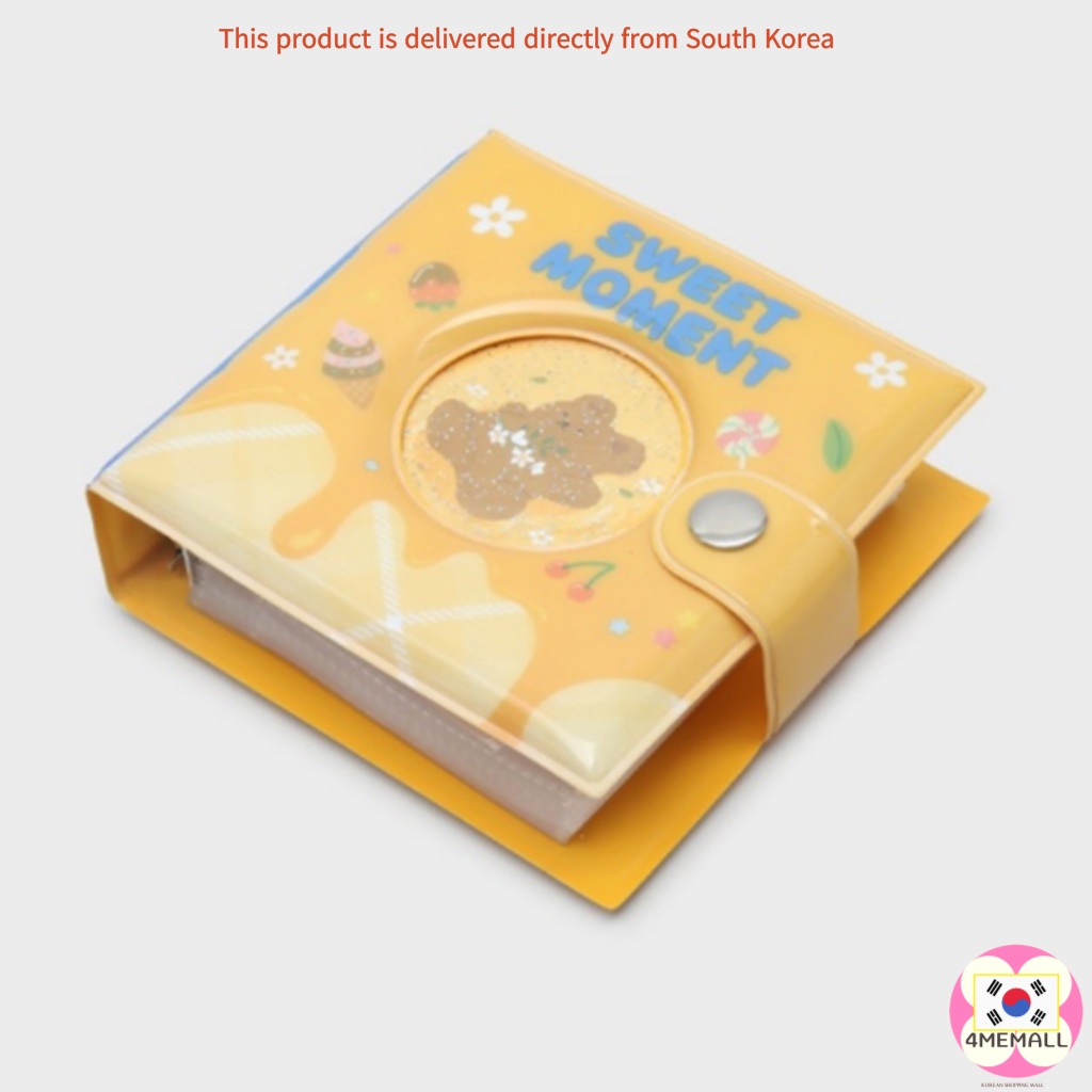 Album ảnh thẻ nhỏ xinh 30 tờ hoạ tiết gấu teddy dễ thương