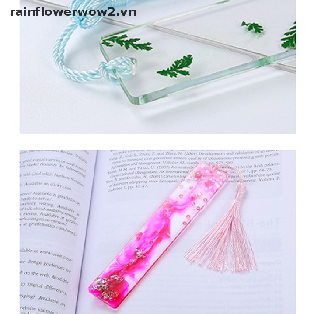 Khuôn Silicone Đánh Dấu Sách Hình Chữ Nhật