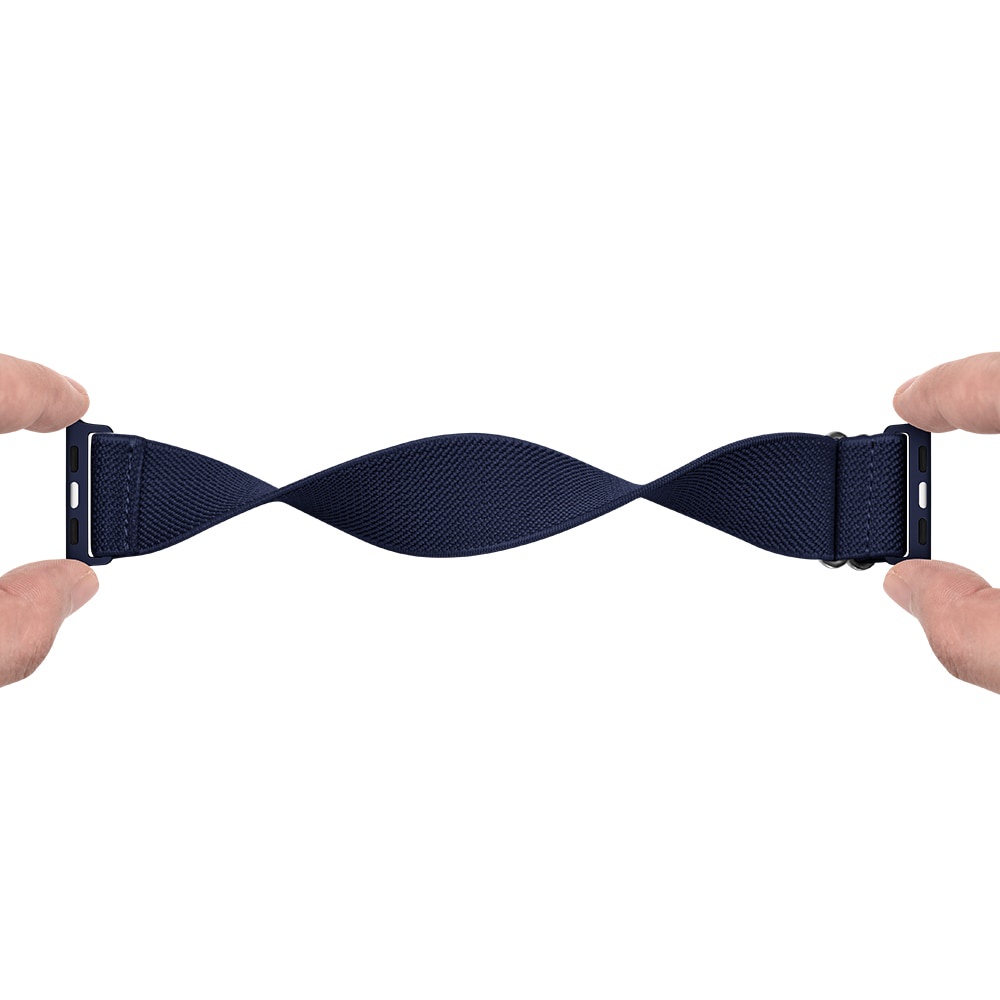Dây Đeo Đồng Hồ Bằng Nylon Co Giãn Điều Chỉnh Được Cho Apple Watch 44mm 40mm 38mm 42mm