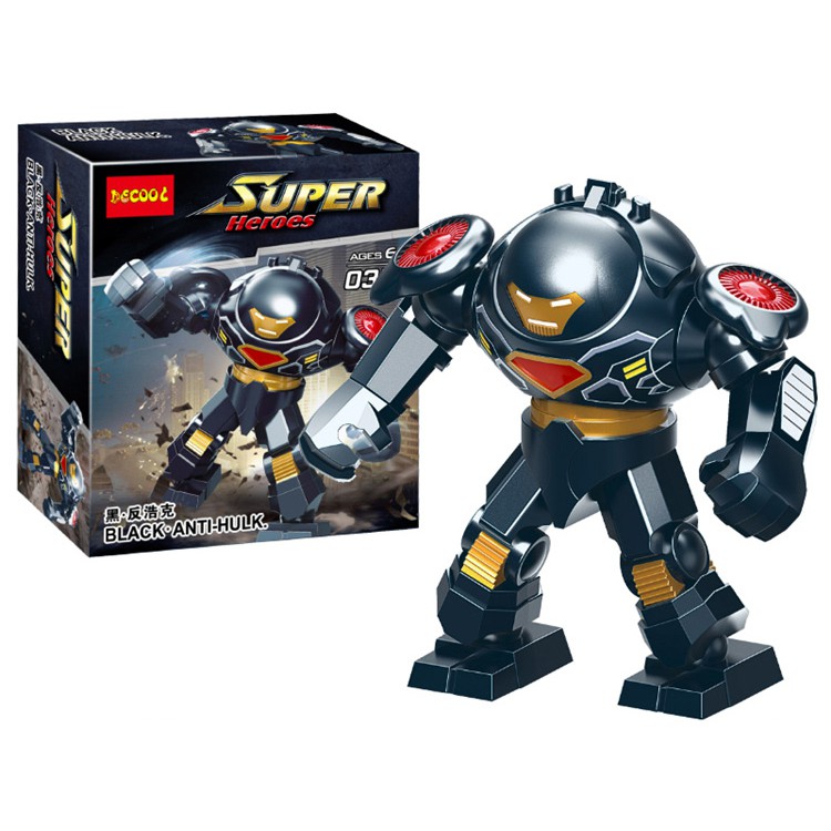 Mô hình lắp ráp Non Lego Hero Black Anti Hulk 0313