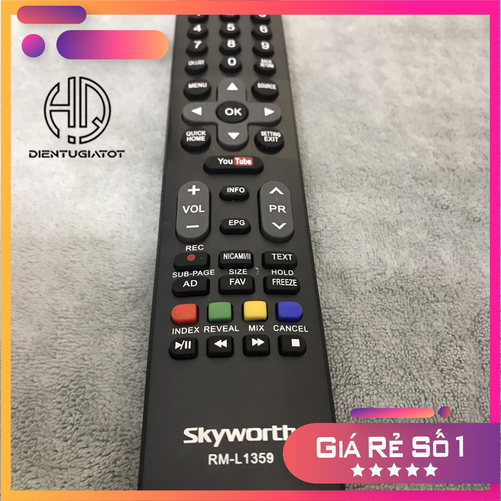 🔥BH 3 THÁNG🔥GIÁ GỐC🔥SHIP HỎA TỐC🔥REMOTE ĐIỀU KHIỂN TIVI SKYWORTH SMART 1359