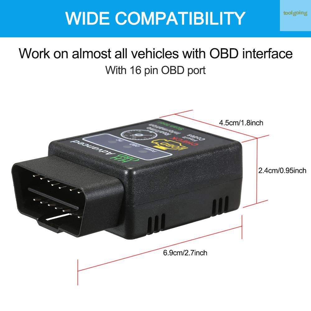 Máy Quét Chuẩn Đoán Obd Obdii Cho Ios Android Windows