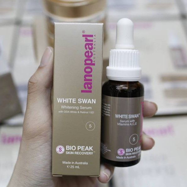Serum Trắng Da White Swan Lanopearl 25ml