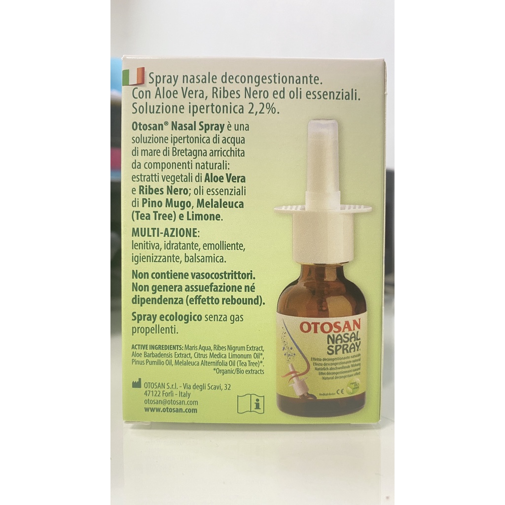 Xịt mũi otosan Nasal Spray.Giảm ngạt mũi,chảy nước mũi.Giúp thông thoáng dễ thở,bảo vệ mũi