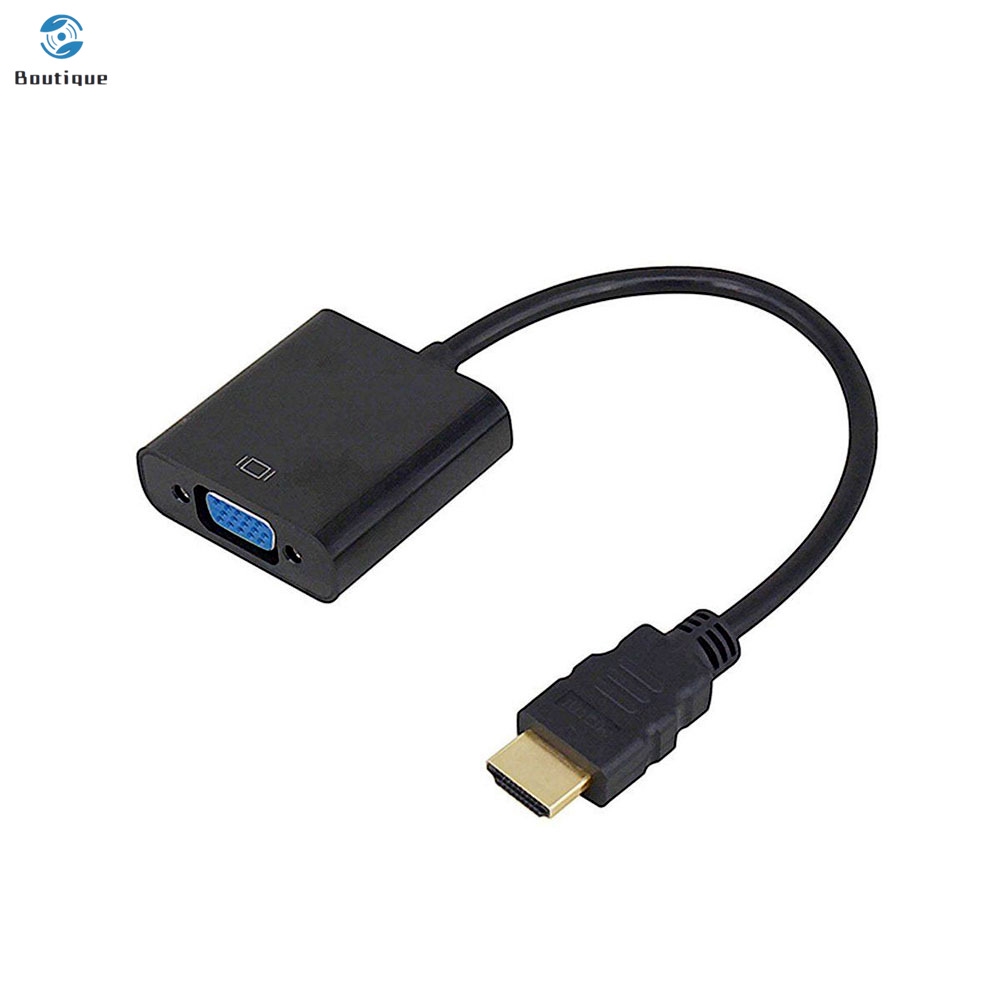 Bộ Chuyển Đổi 1080p Hdmi Sang Vga Với Đầu Cắm Usb 3.5mm Cho Hdtv Pc Laptop