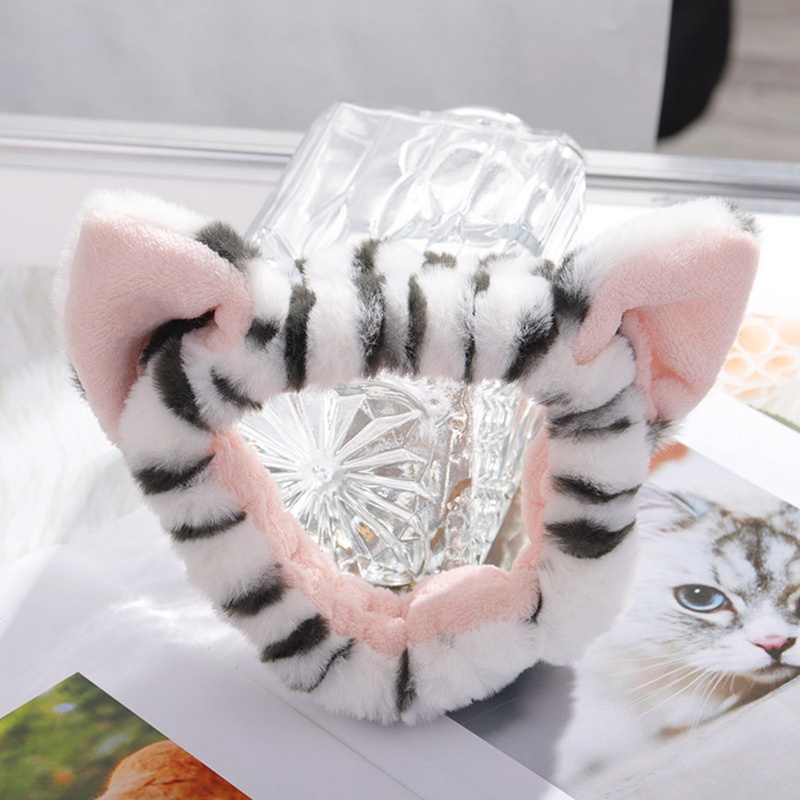 Băng Đô Tai Mèo Siêu Mềm Mại Siêu Thấm Hút Thoải Mái Dùng Trang Điểm